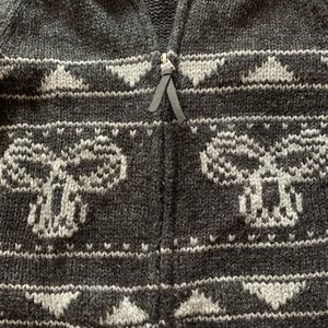 TNA Aritzia 100% lambs wool zip cardigan EUC